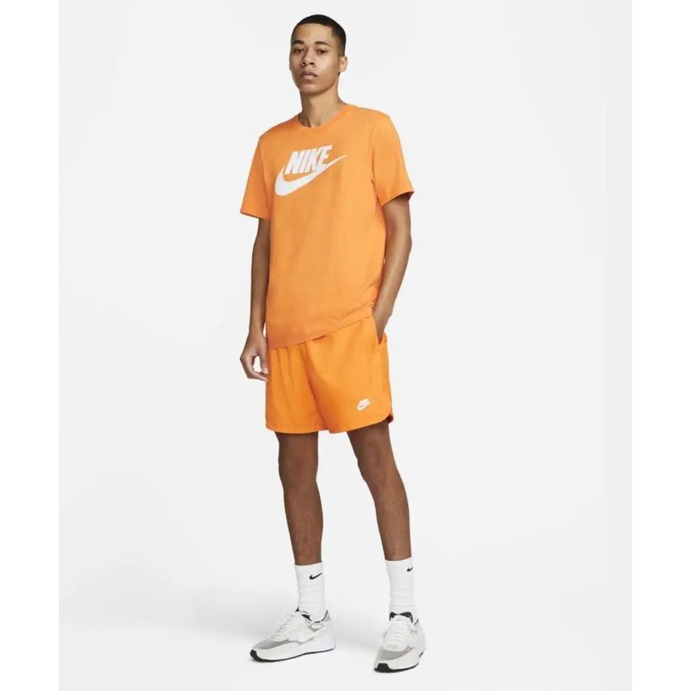EUC Nike Sportswear Essentials Men's Orange Woven Flow Shorts DM6829-886 Size S